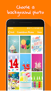 Birthday Countdown Widget Tangkapan skrin 3