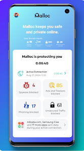 Malloc Privacidad y Seguridad Captura de pantalla 1