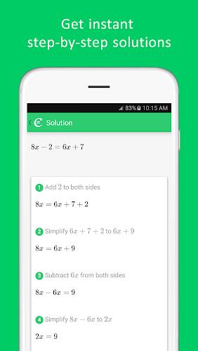 Cymath - Math Problem Solver Screenshot 2
