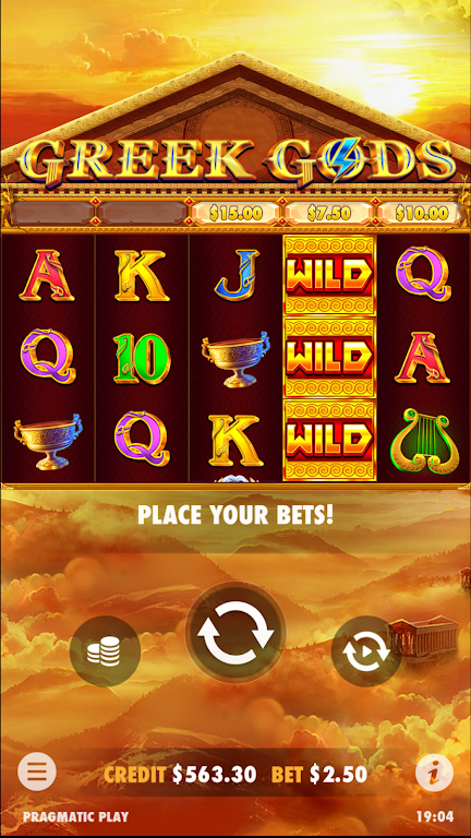 Greek Gods - Slot Casino Game Captura de tela 4