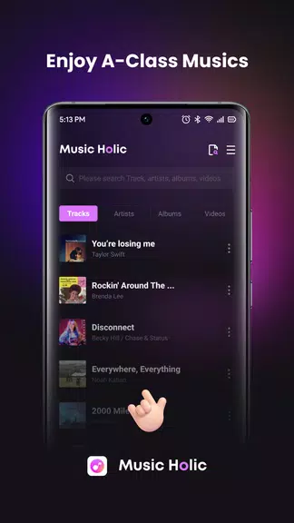 Music Holic-Offline Music 스크린샷 1