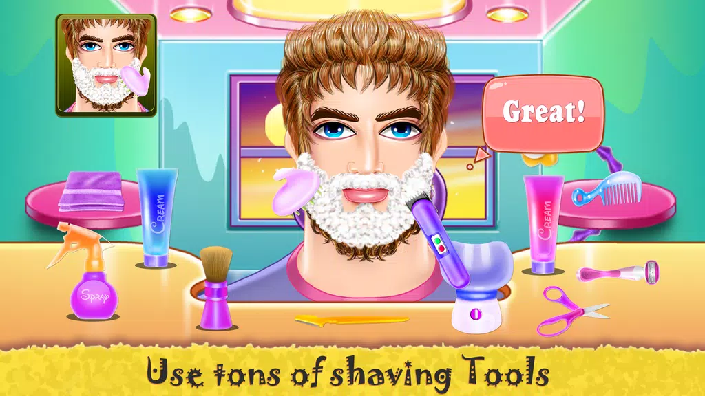 Daddy Fashion Beard Salon Screenshot 4