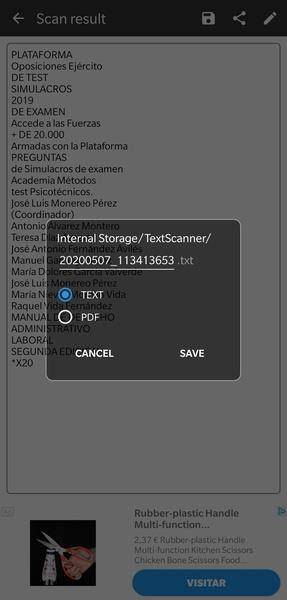 Text Scanner [OCR] Скриншот 3