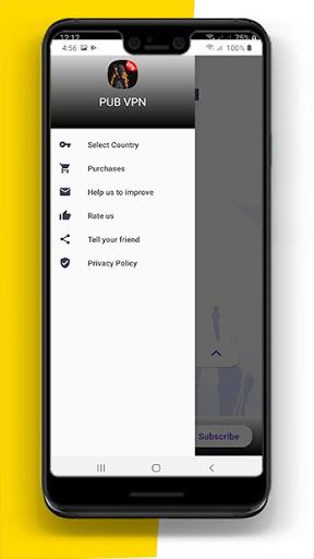 VPN For PUBG Mobile -PUB  VPN Captura de pantalla 3