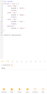 JavaScript Editor ဖန်သားပြင်ဓာတ်ပုံ 1