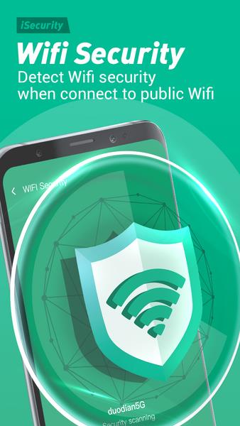 Schermata Antivirus, Virus Cleaner, Remove Virus - iSecurity 2