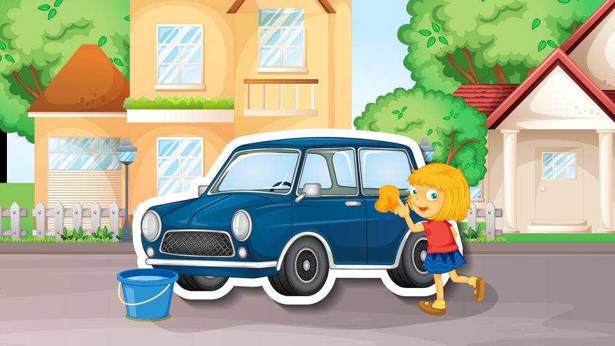 Car Wash Game For Kids Offline Screenshot 2
