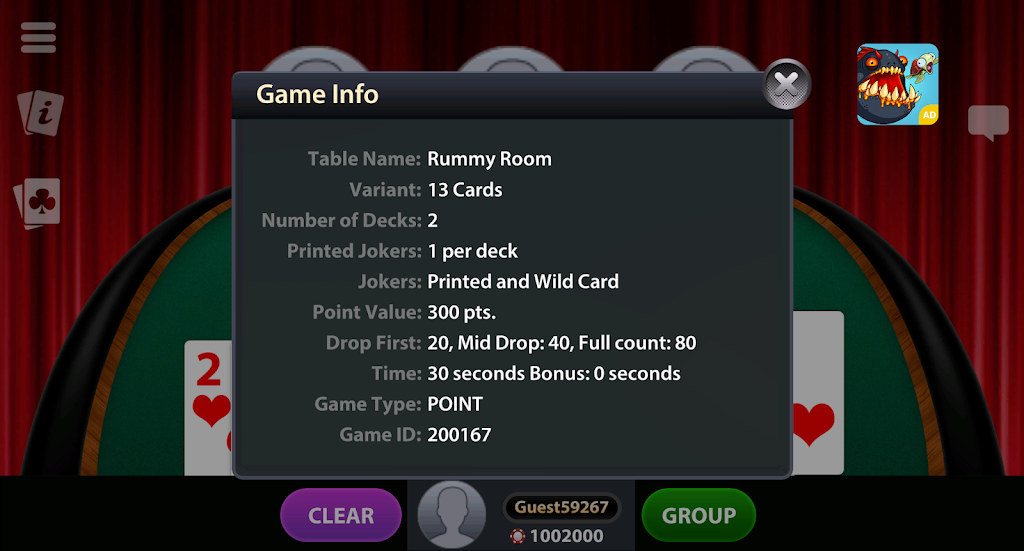 Play Indian Rummy: 13 Cards & Pool Rummy Online স্ক্রিনশট 2