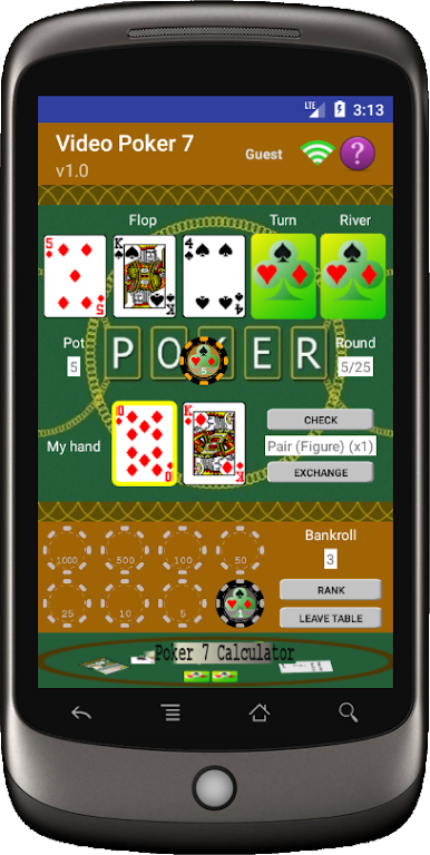Video Poker 7 Captura de tela 1