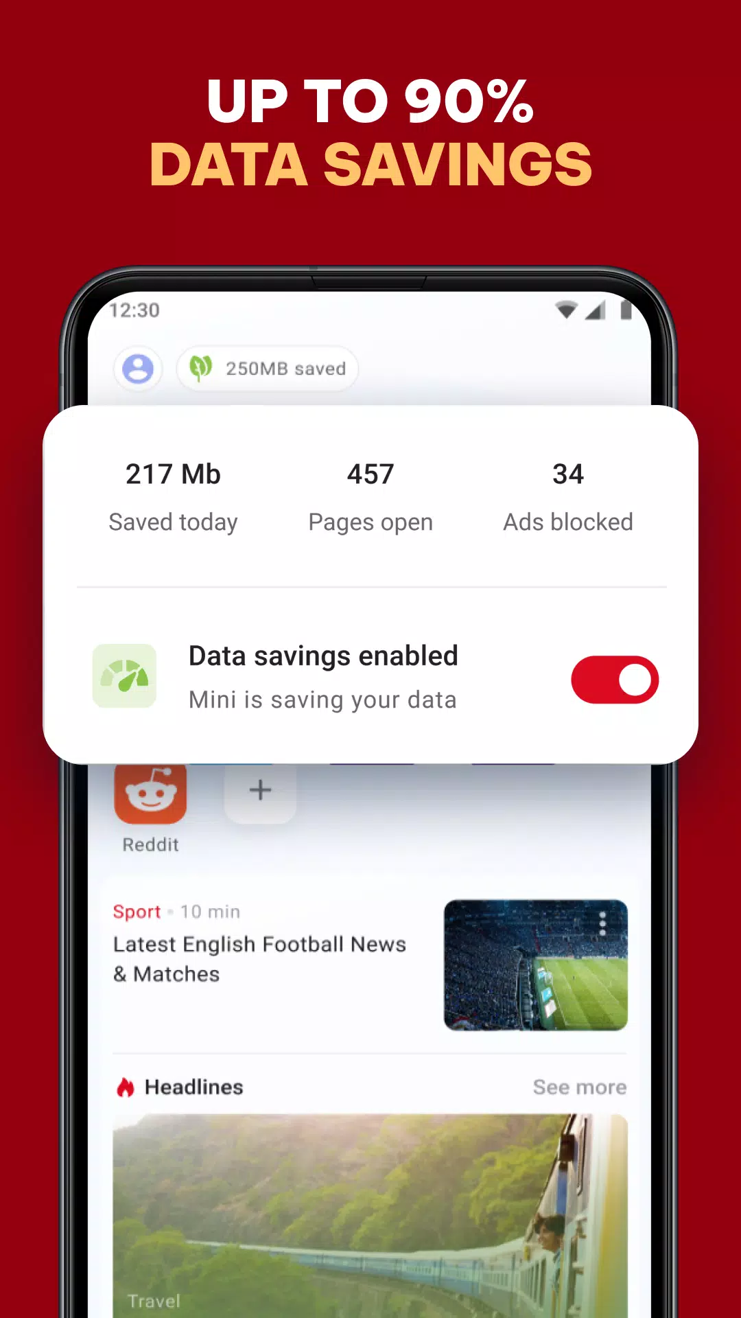 Браузер Opera Mini Скриншот 2