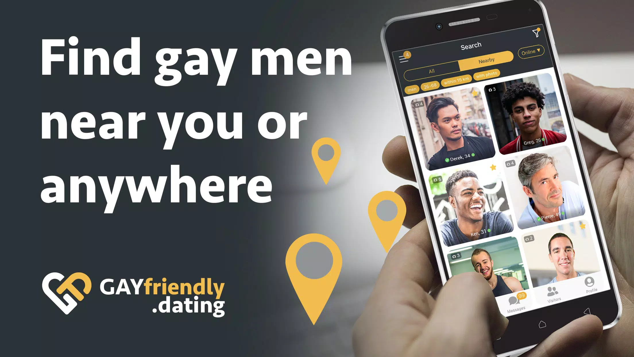 Gay guys chat & dating app應用截圖第2張