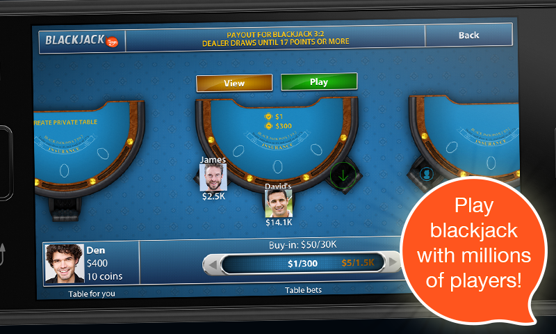Blackjack for Tango by Tango Screenshot 2