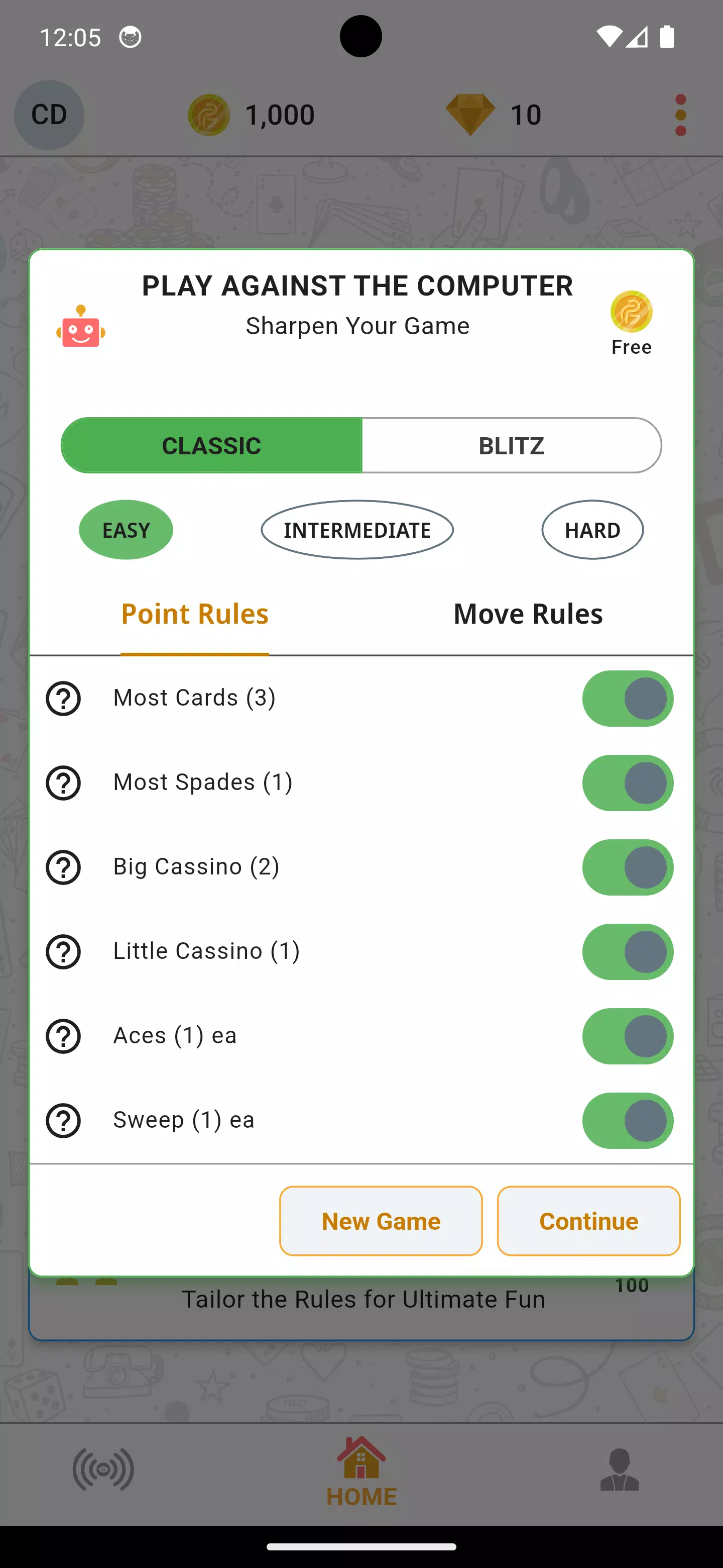 Pocket Cassino Ảnh chụp màn hình 2