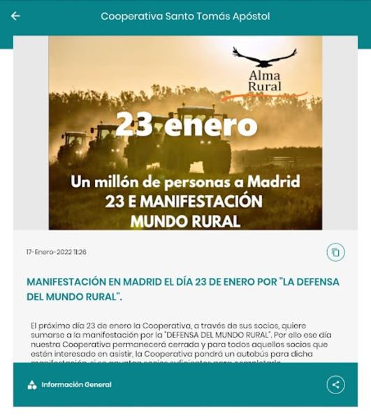 Cooperativa Santo Tomás Apóstol Captura de pantalla 3