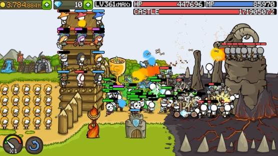 Grow Castle - Tower Defense Captura de pantalla 1