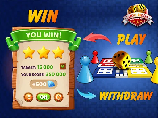 Ludo Heist - Lodo Dice Games Capture d’écran 1