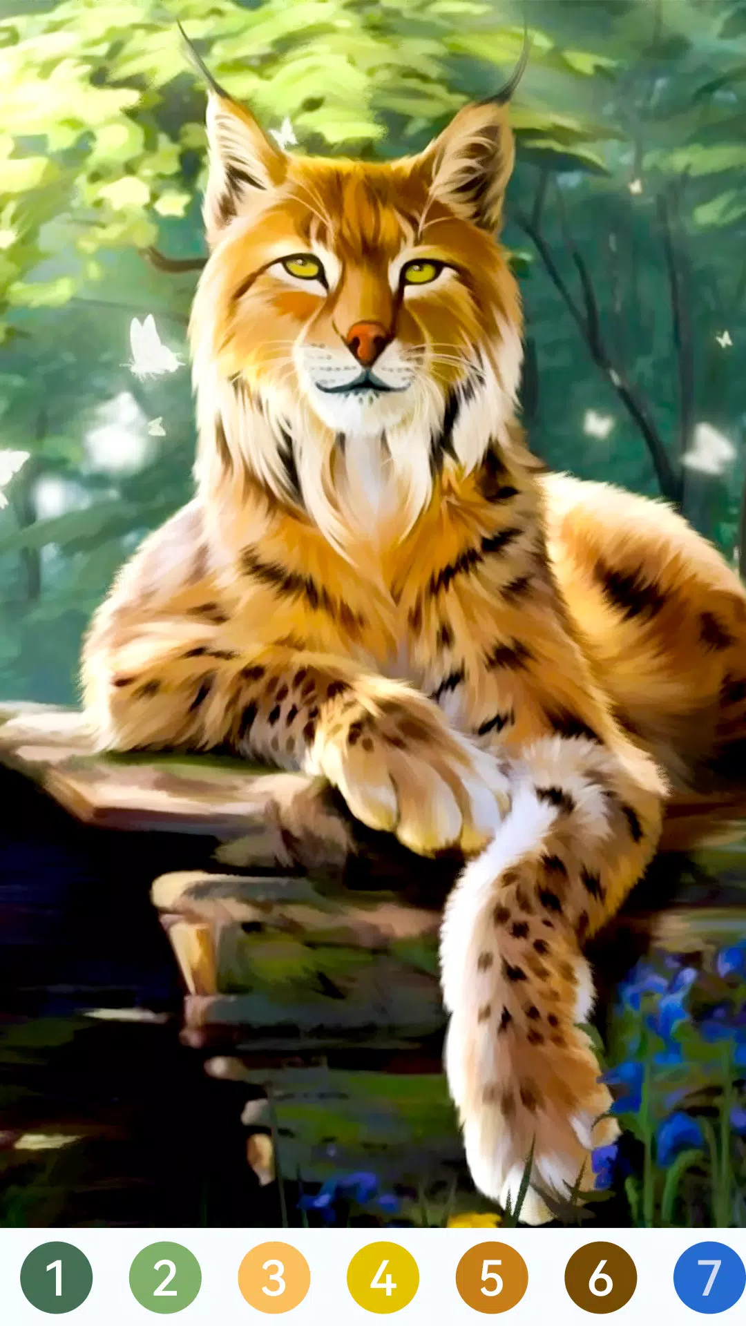Animal Paint by Number Game ဖန်သားပြင်ဓာတ်ပုံ 2