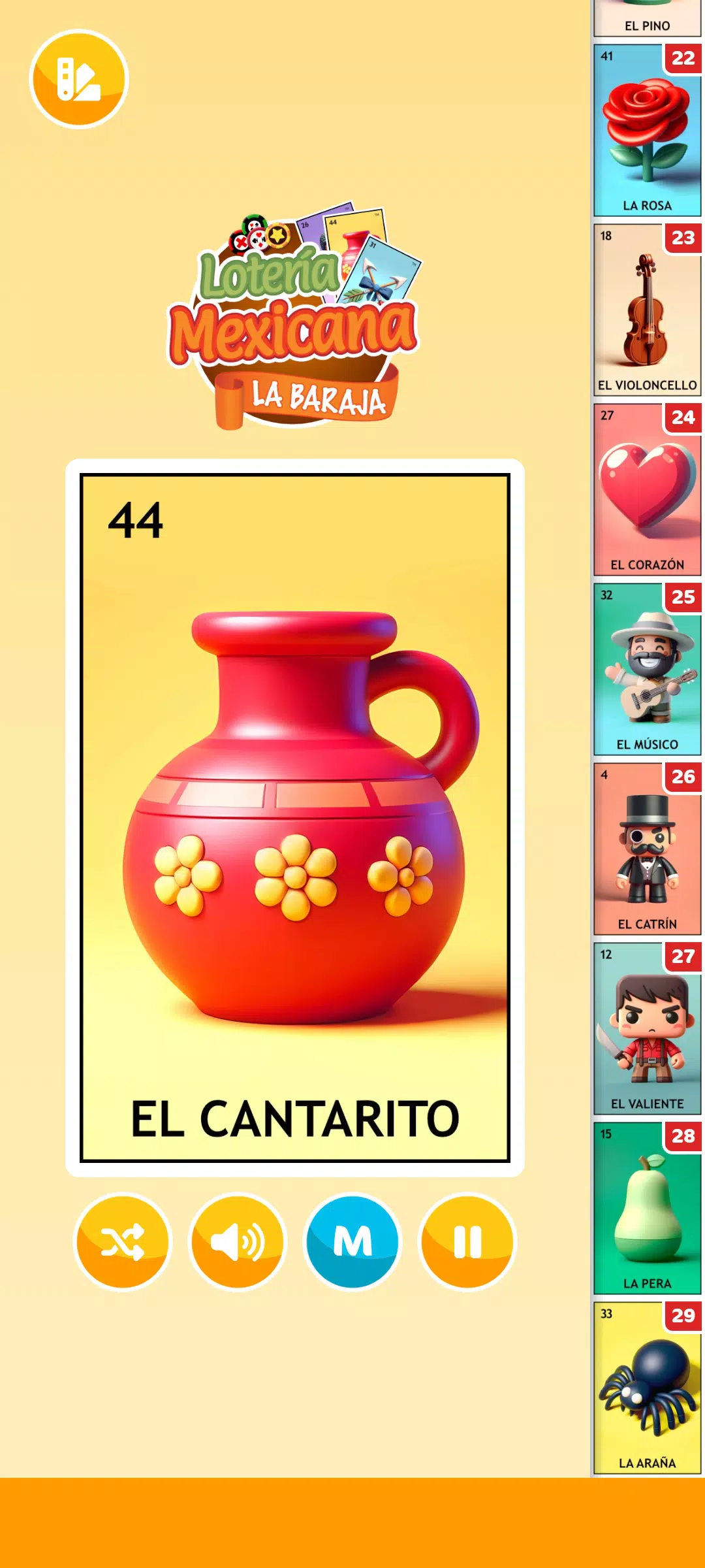 Lotería Mexicana - La Baraja Screenshot 1
