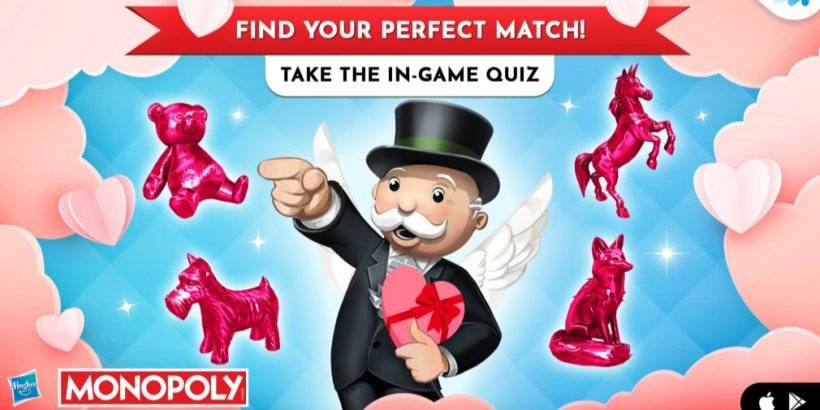 Aktualizacja Monopoly's Walentynki: nowe zasady i quiz