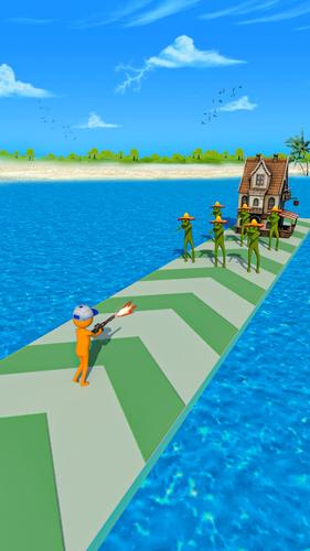 Stickman Zombie Shooter Captura de tela 2