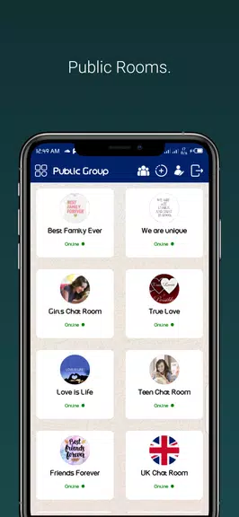 UK Chat - Group Chat Rooms Скриншот 1