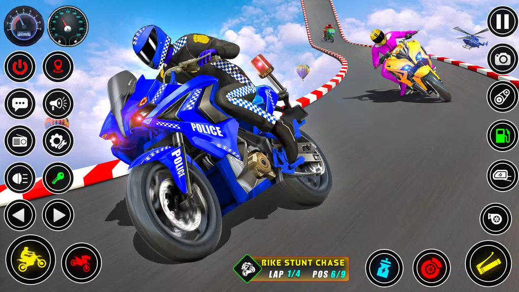 Police bike Stunt Bike Racing ภาพหน้าจอ 2