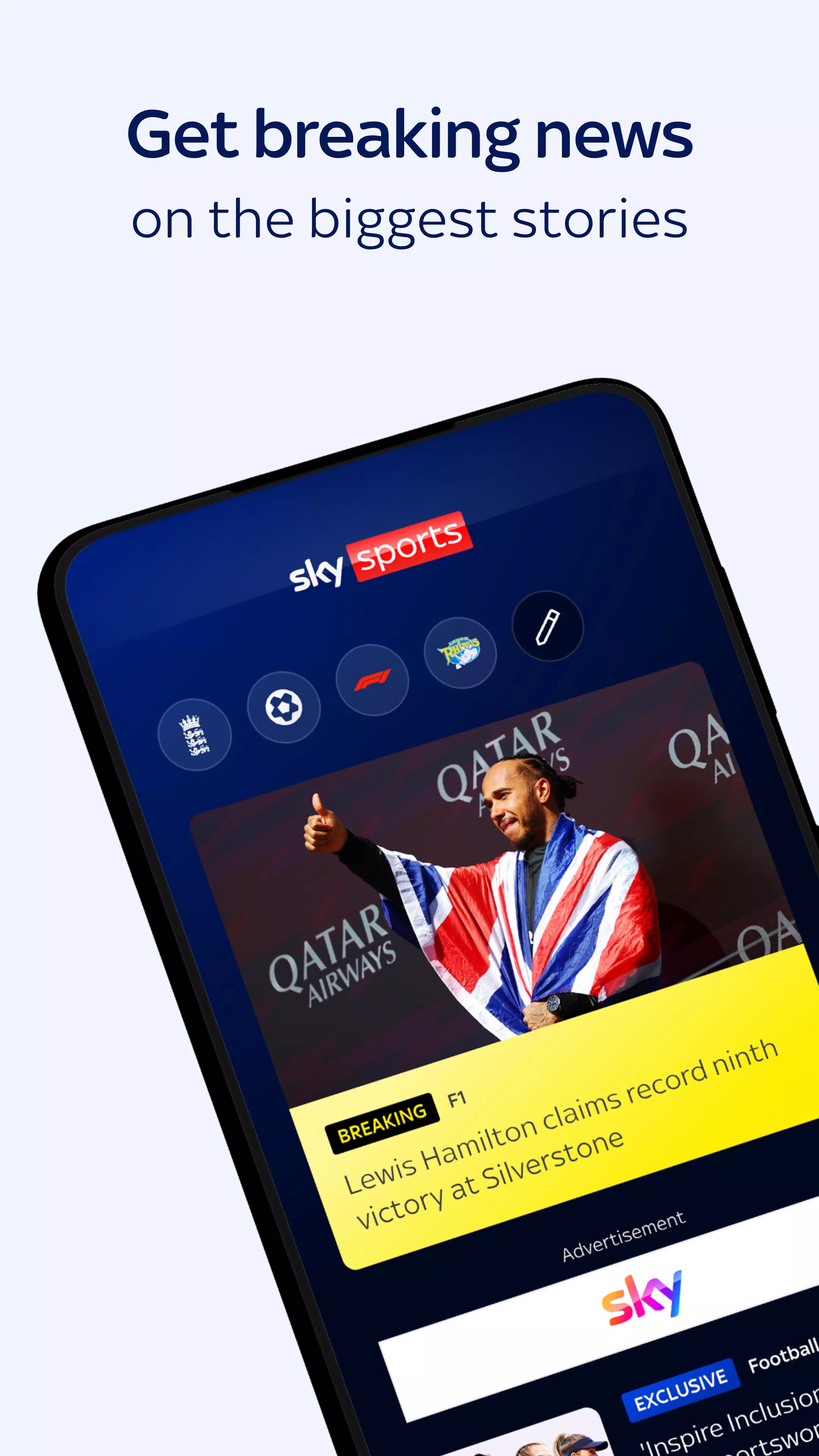 Schermata Sky Sports 1