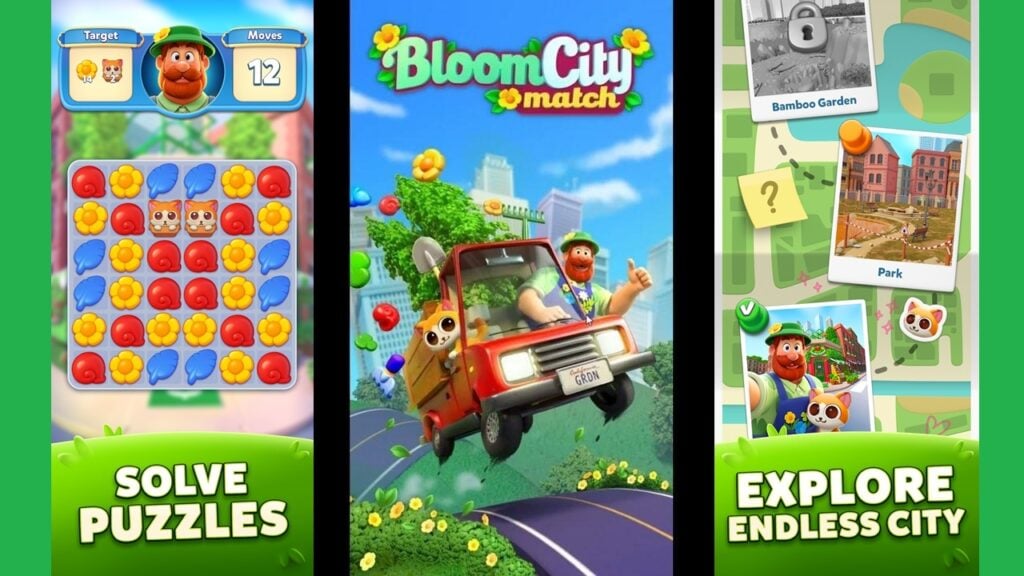 Rovio's Bloom City Match Blossoms on Android