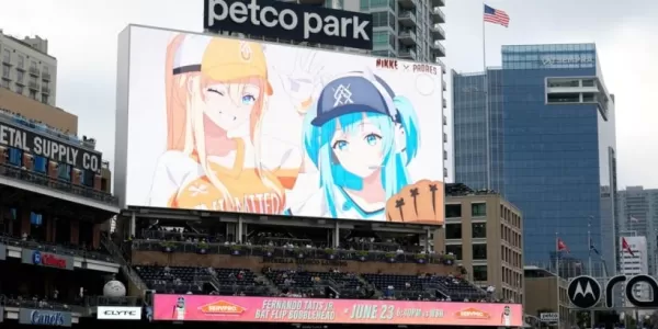 ニケがパドレス対ドジャース戦で注目を浴びる