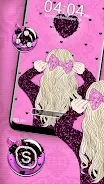 Pink Girly Theme Tangkapan skrin 4