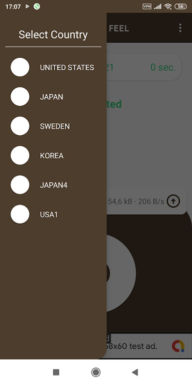 VPN feel - Fast & FREEDOME Screenshot 4