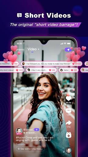 BuzzCast - Live Video Chat App Скриншот 1