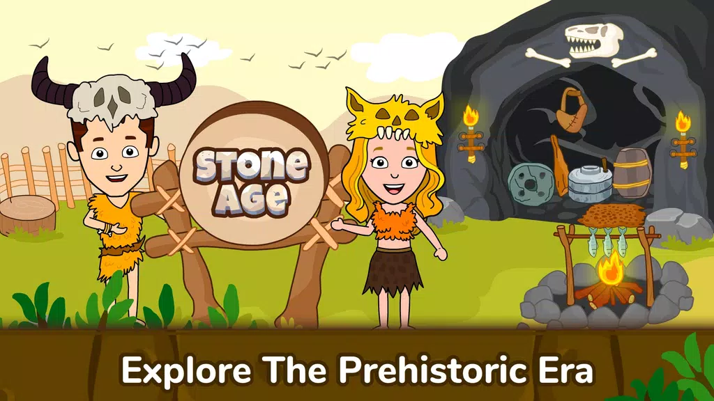 Caveman Games World for Kids স্ক্রিনশট 1