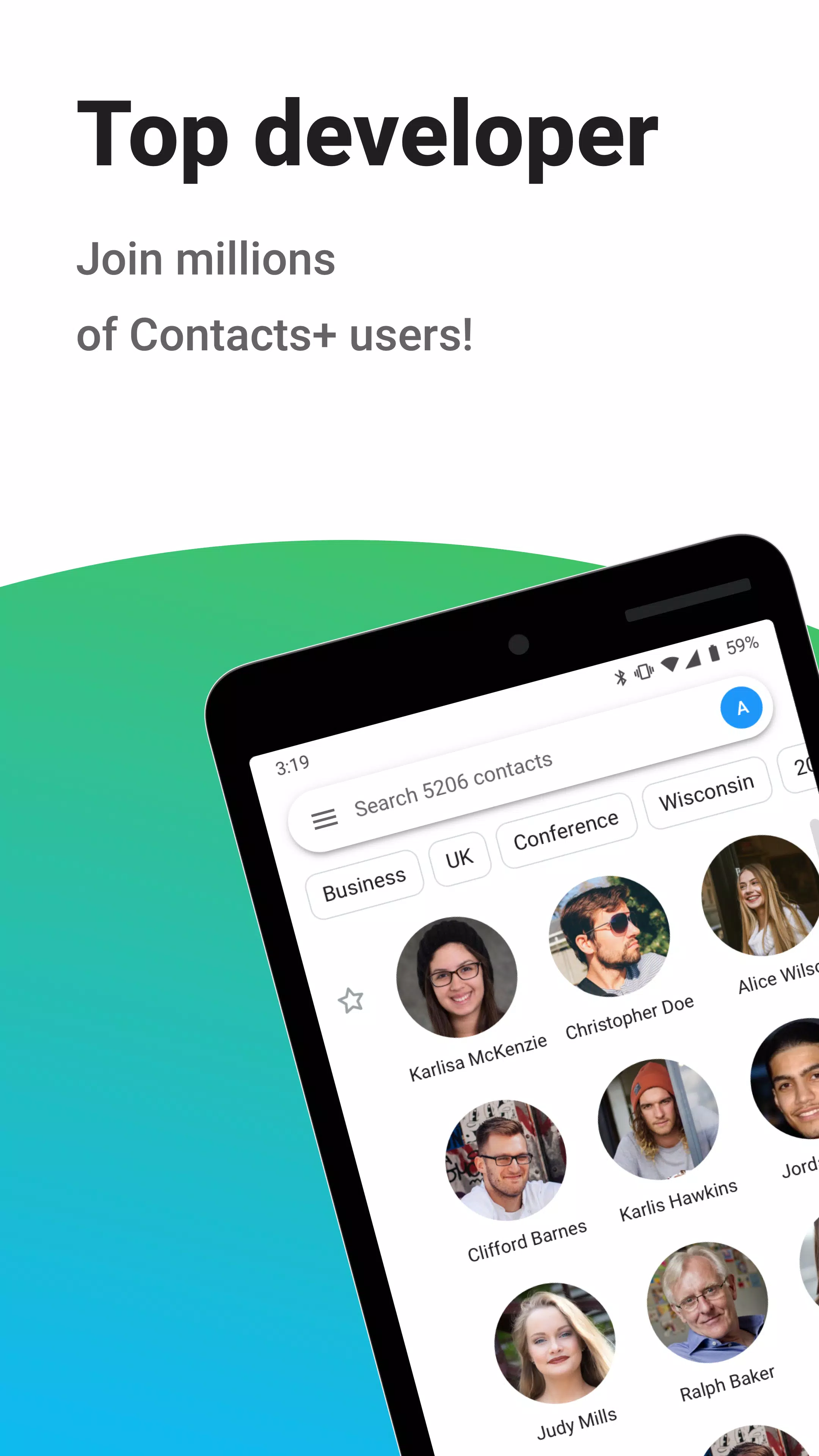 Contacts+ Ekran Görüntüsü 1