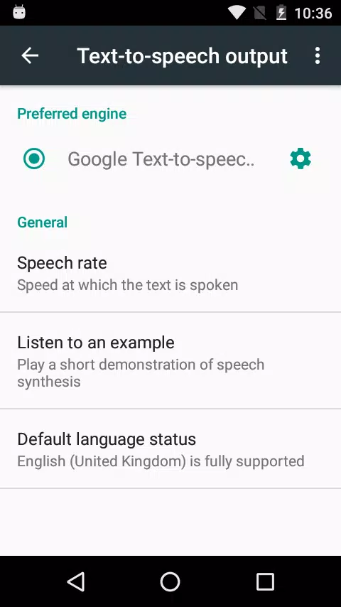 Speech Recognition & Synthesis Скриншот 1