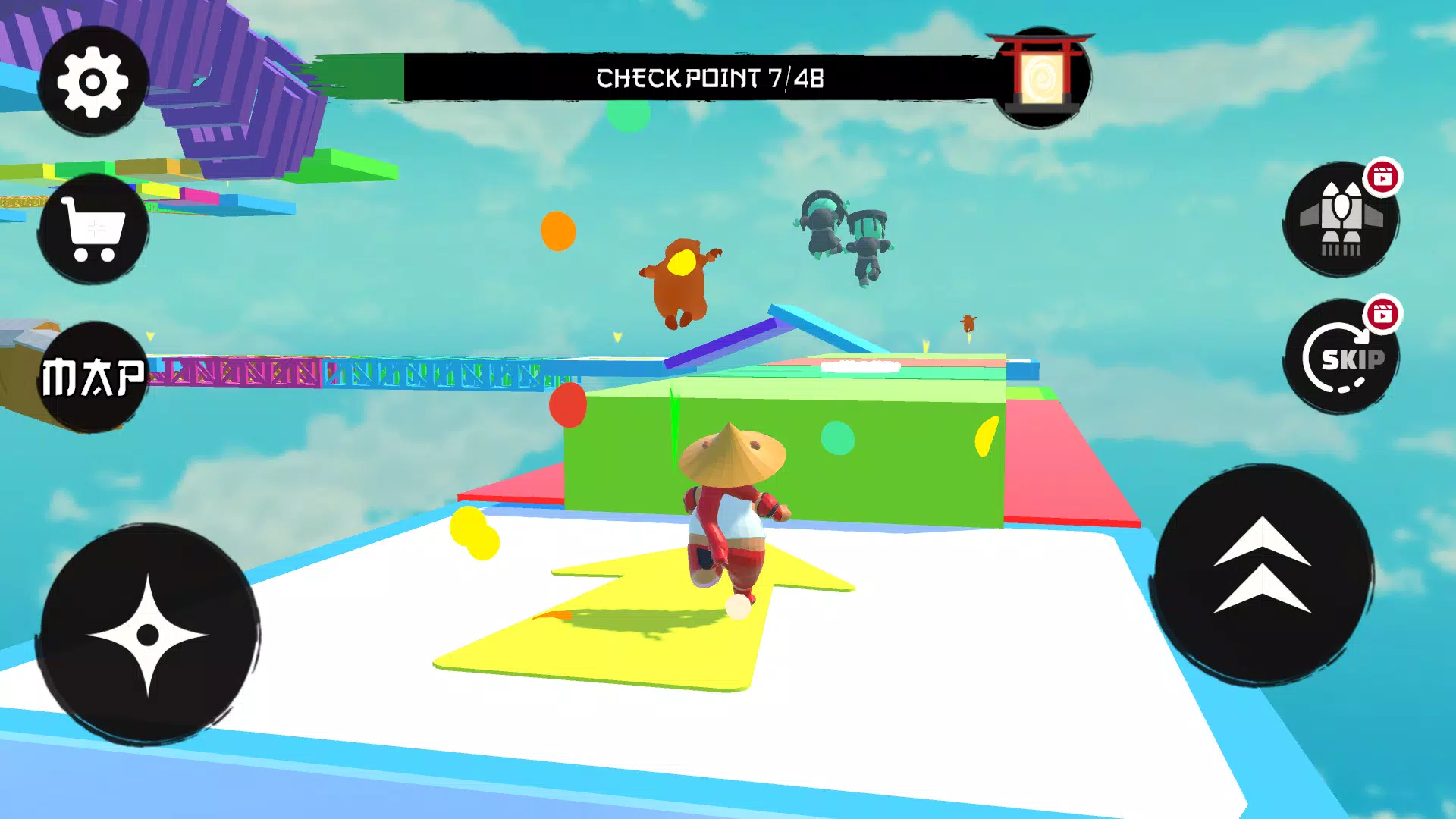 Parkour Capybara: Only Jump Up Screenshot 2