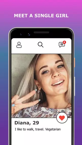 Dating Online - meet a girl Ảnh chụp màn hình 2