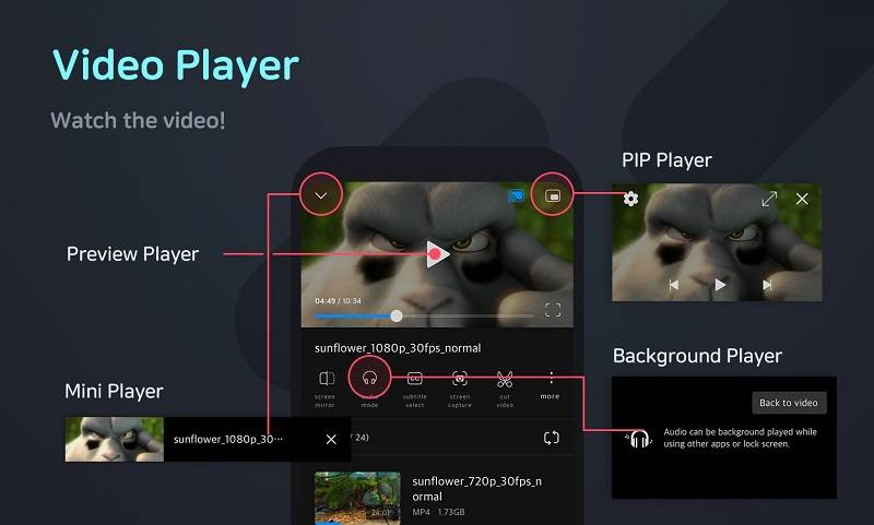 Reproductor Video HD-FX Player Captura de pantalla 3