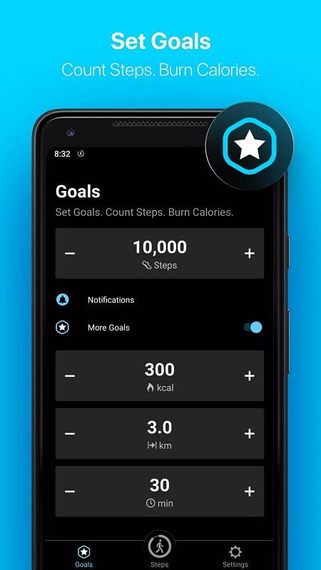 StepsApp Pedometer & Step Counter স্ক্রিনশট 3