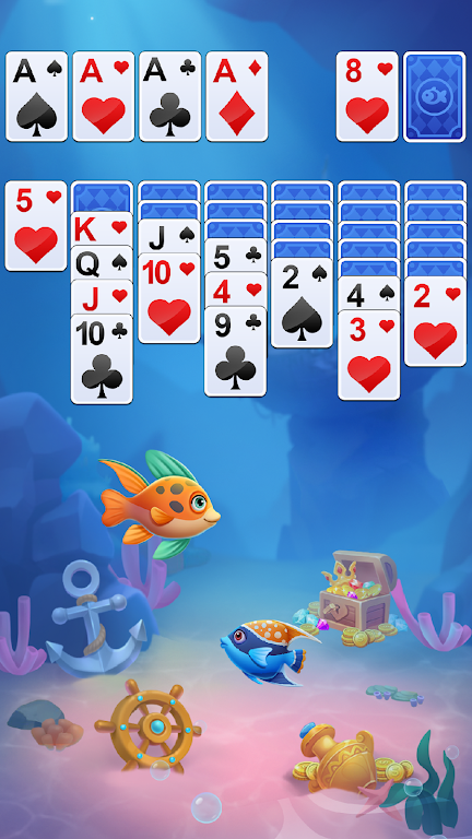 Solitaire Fish: Card Games スクリーンショット 1