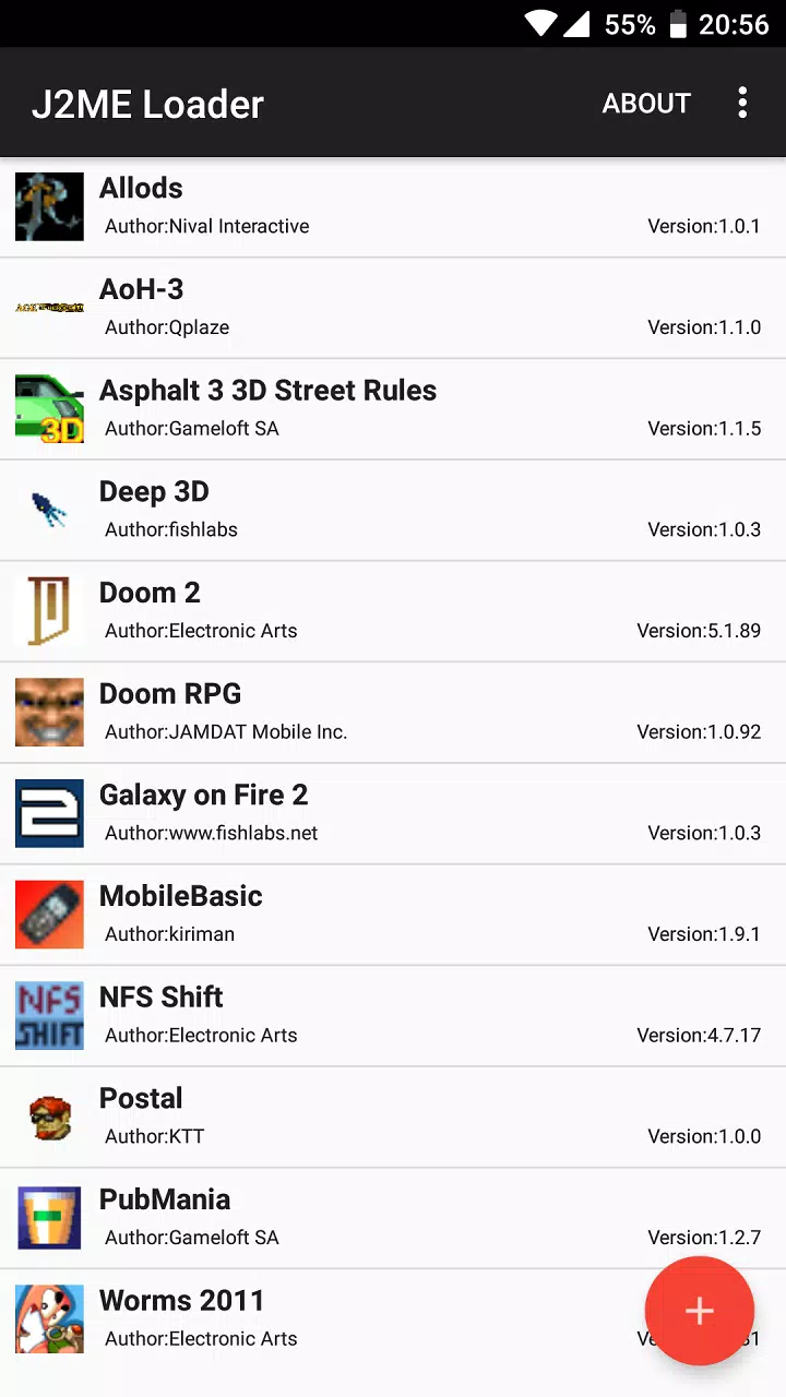 J2ME Loader Capture d’écran 1