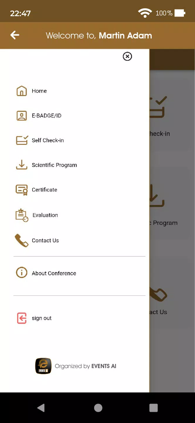 Events AI App Screenshot 1