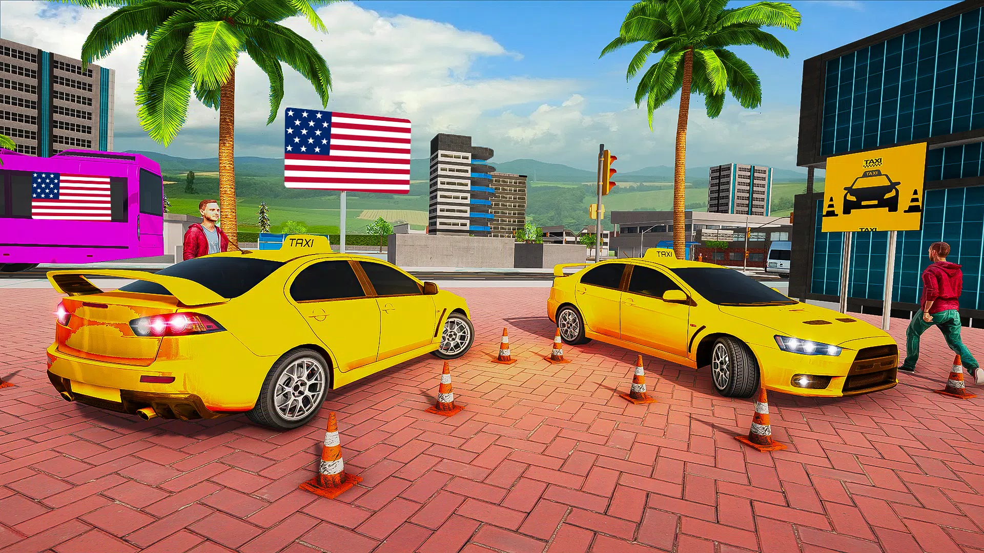 Taxi Car Driving : Taxi Sim 3D應用截圖第4張