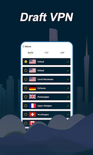 Draft VPN ภาพหน้าจอ 2