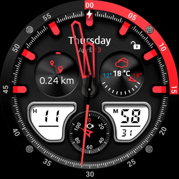 Fury Watch Face應用截圖第2張