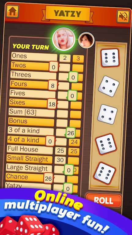 Yatzy Dice with Friends Скриншот 4