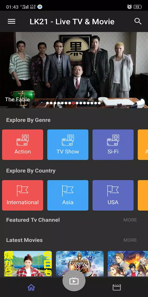 LK21 XXI - Live TV,  Movie  & Drama HD Sub Indo应用截图第2张