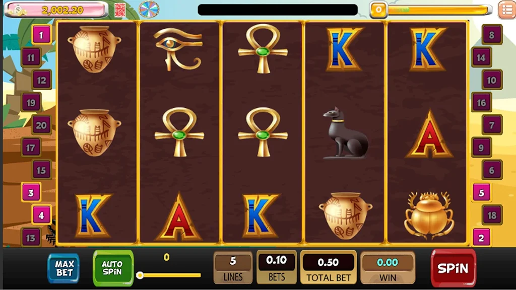 Egyptian Classic Slot Machine Tangkapan skrin 1