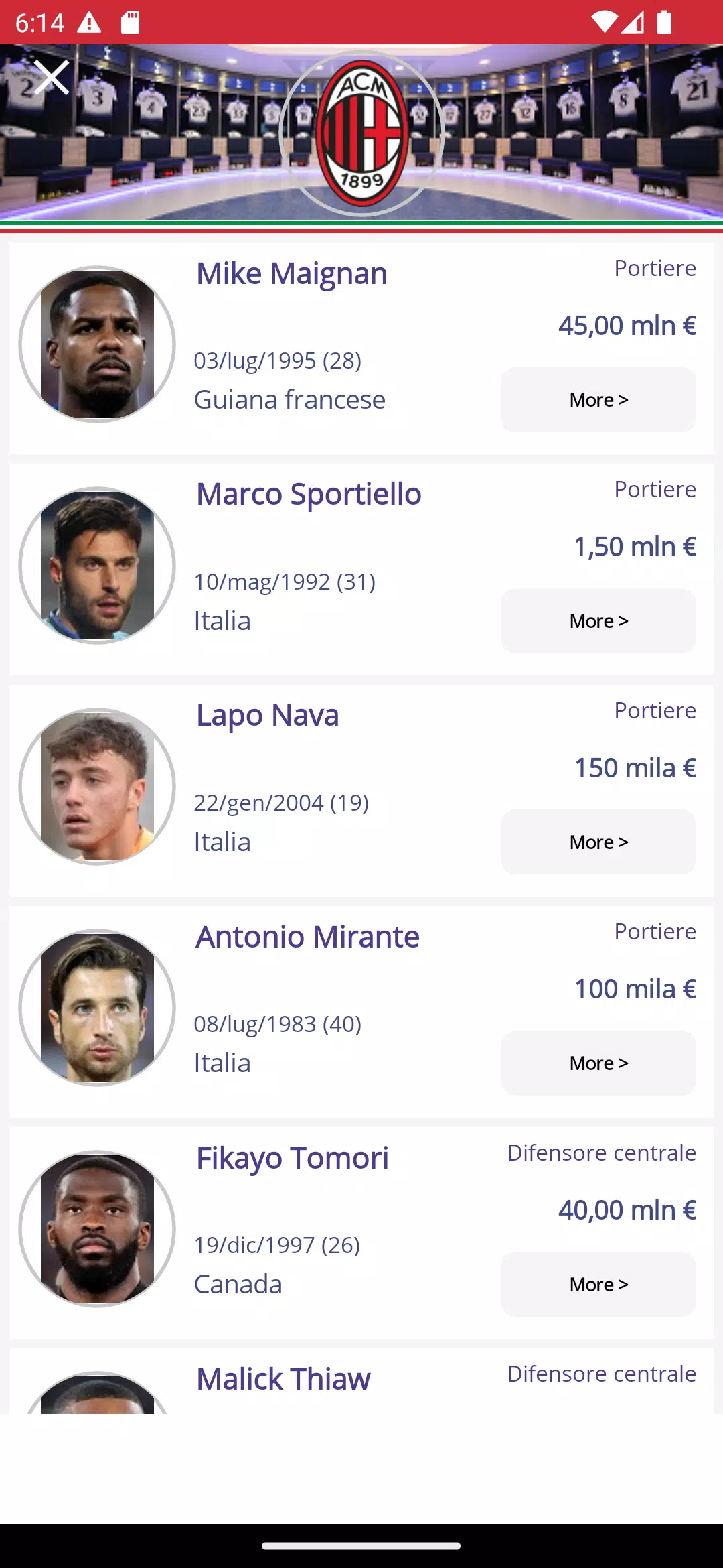 Football Serie A Calcio Italy Schermafbeelding 4