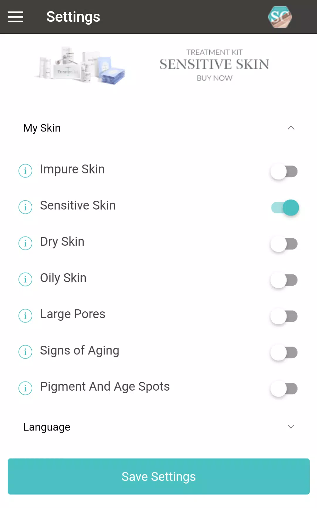 SkinCheck ဖန်သားပြင်ဓာတ်ပုံ 4